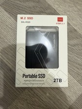 SSD externe 2To M.2 USB 3.1 USB-C SHL-R320 noir pour PC/portable