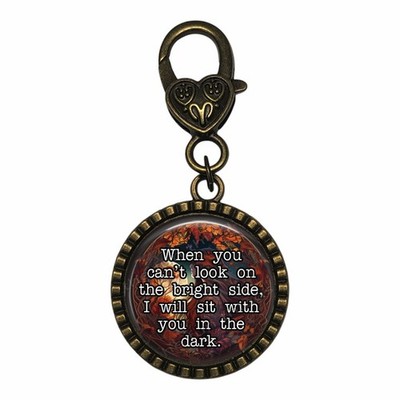 I Will Be There For You Inspirational Gif Clip On Purse Charm Friendship Family