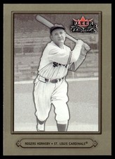 2002 Fleer Fall Classic Rogers Hornsby St. Louis Cardinals #38
