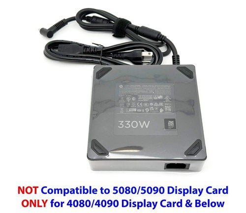 HP OMEN 330W, 4.5mm, 19.5V 16.92A AC Power Adapter, For 4080, 4090 Charger - Afbeelding 1 van 8