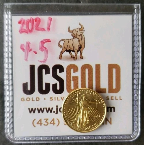 2021 $5 1/10oz Gold American Eagle Type 1