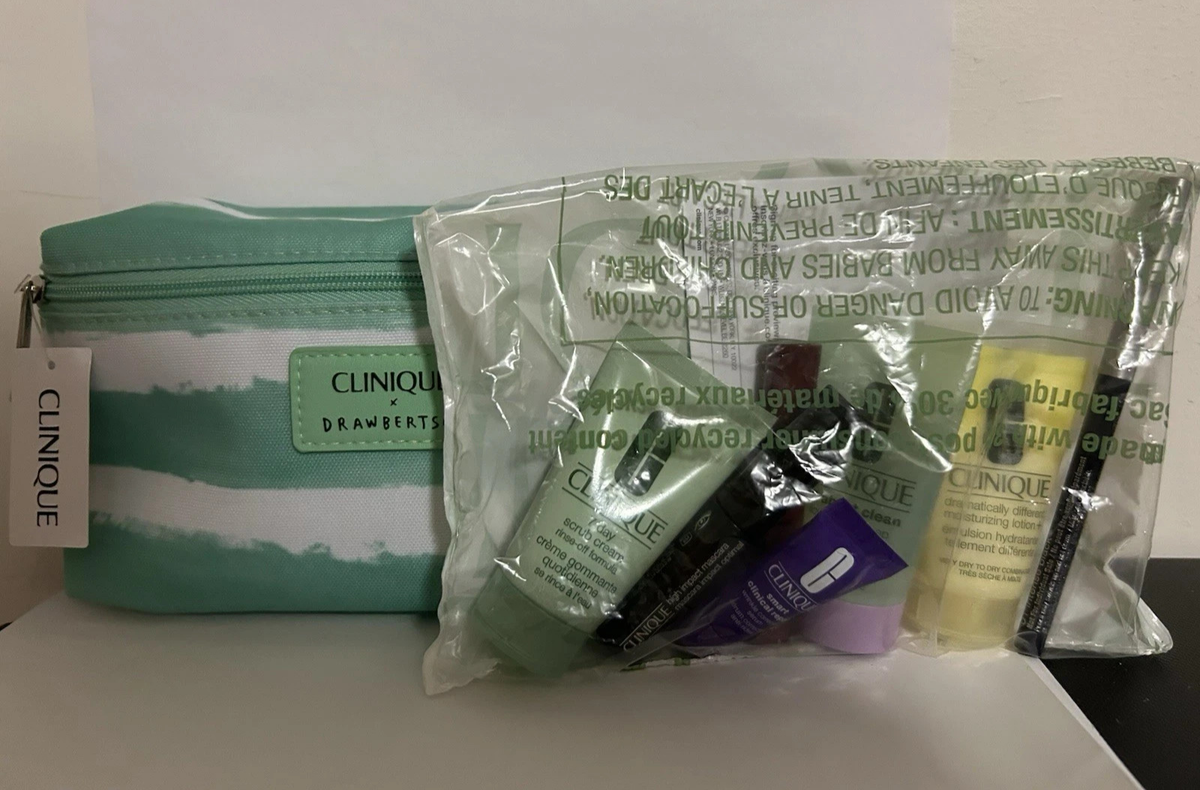 Clinique 8 Pezzi Trucco Formato Viaggio Deluxe Campione Set Regalo - Foto 11