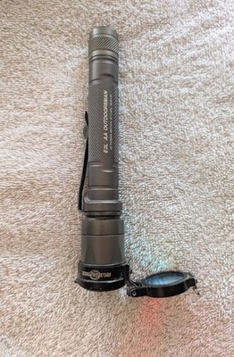 Surefire E2L AA Outdoorsman 2 Output Flashlight uses 2AA Batteries