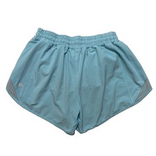 Lululemon Shorts Womens 6 Light Blue Running Athletic Elastic Waist Gym READ