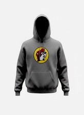 Buc-ees Hoodie Sweatshirt Unisex Grey Beaver Logo Buc-ee's Size 2X