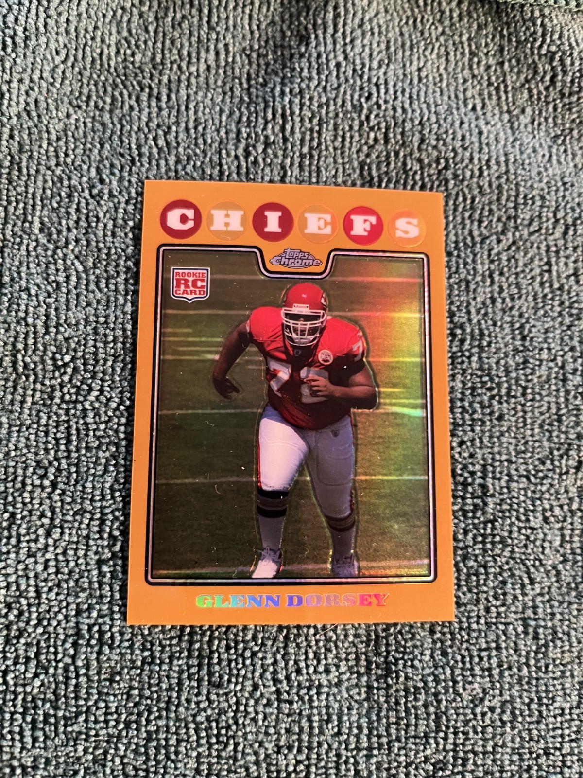 Glenn Dorsey Topps Chrome #TC228 Gold Refractor