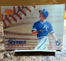 Pinnacle 1996 Sportflix '96 Chris Stynes Rookie #141 Kansas City Royals Card. rookie card picture