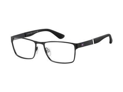 Tommy Hilfiger TH 1543 003 56 Brille Brillenfassung Brillengestell Schwarz 139mm