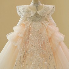 Pageant Dress Girls Princess Party Gown Kids Birthday Performance Formal Dress