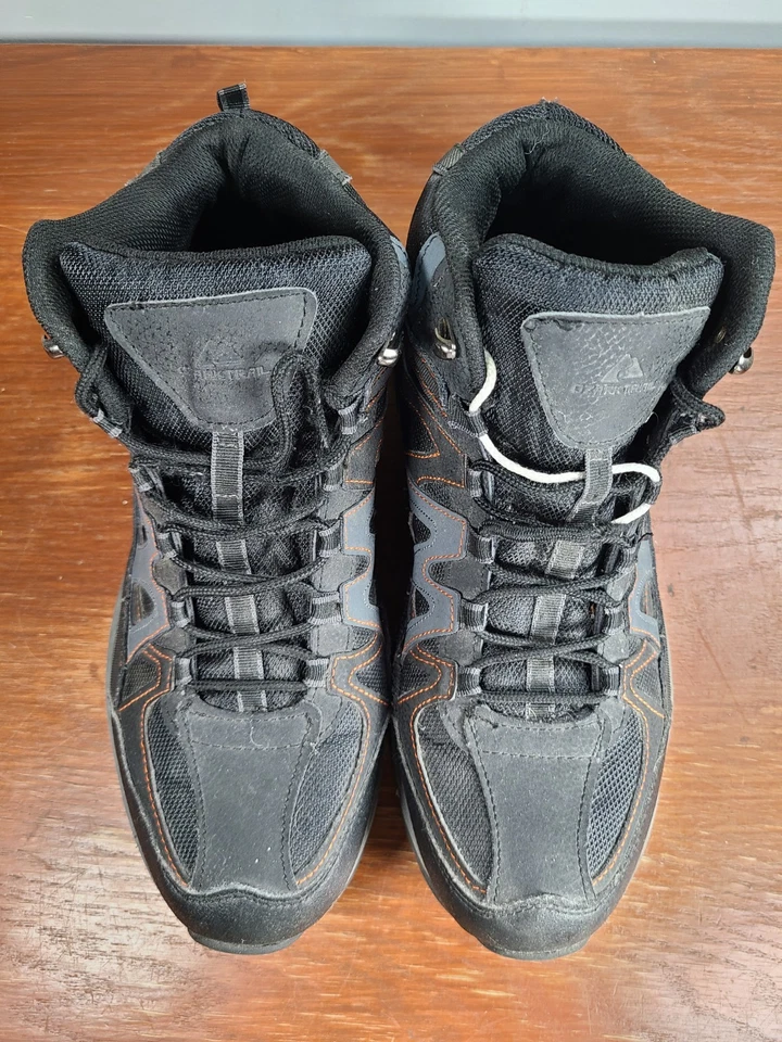 Botas de senderismo Ozark Trail impermeables de cuero negras/grises MW OT TECH para hombre talla 14 Foto 4 de 4