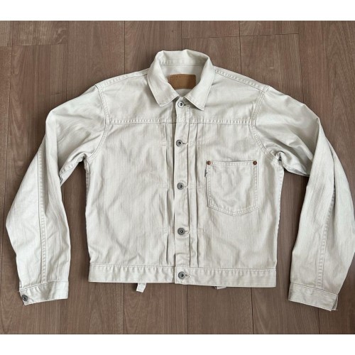 お値下げリーバイス Levi's 71506-11 ピケジャケット 38 日本製 Levi's - 90's 71506-11 1st BigE (日本製) 38 白ピケの通販 by