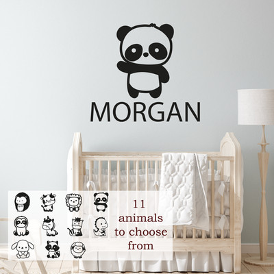 Tier personalisiert Schlafzimmer Wand und Kinderzimmer Zimmer Name Deko Name Dinosaurier