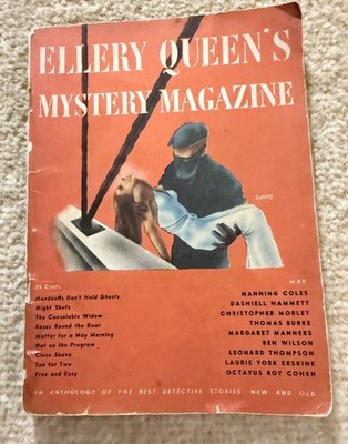 Ellery Queen's Mystery Magazine 5/1946-Pulp fiction by Dashiell Hammett-Octavius