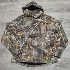 Realtree Edge Performance Hunting Hoodie Mens Large Built In Face Mask Camo Realtree Edge Performance Hunting Hoodie Mens Large Built In Face Mask Camo