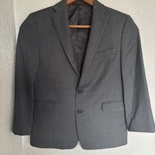 Michael Kors Big Boy Wool Size 12 Grey Blazer Suit Jacket 90736