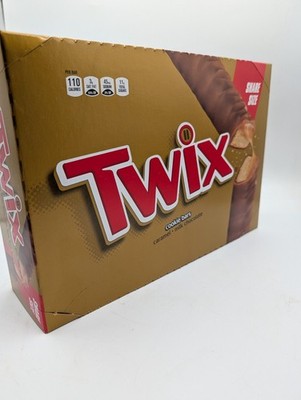 24 TWIX Caramel Chocolate Cookie Candy Bars Share Size, 3.02Oz Bars