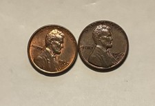 US Coins 1960-D Lincoln Cent Small Date(2 Coins) Circulated