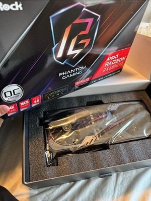 ASRock Radeon RX 6800 XT Phantom D OC 16GB GDDR6 Graphics Card