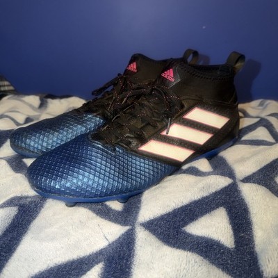 Adidas ACE 17.3 Primemesh FG Soccer Cleats Blue/Black, Size 11 (USED)