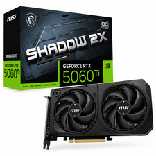 MSI RTX 5060 Ti 8GB SHADOW 2X OC PLUS   8GB GDDR7, DLSS 4