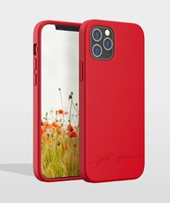 JUST GREEN JGCOVIP1261R - Coque Just Green Bio IP12/IP12 Pro Red