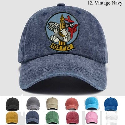 Customized Embroidered Hat 102nd Fis Fighter Interceptor Squadron, Trucker Hat