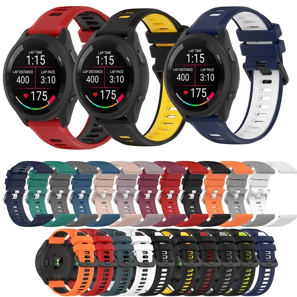 Fullmosa Bracelet de Montre Cuir 22mm Compatible avec Garmin Venu 3