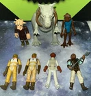 Vintage*Star Wars Creature Figure Lot Of 7*Tauntaun* Bossk*Ackbar* Hammerhead*