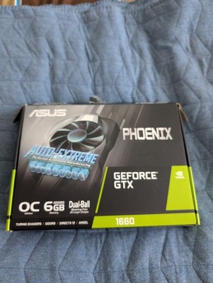 ASUS  GeForce GTX1660 Phoenix 6GB GDDR5 video memory