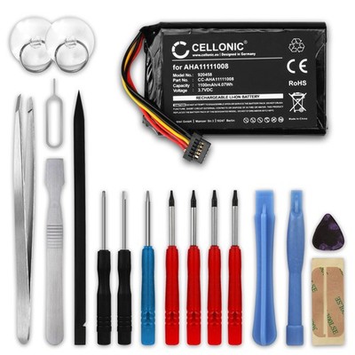 Ersatz Akku für TomTom AHA11111008 1100mAh + Werkzeug-Set