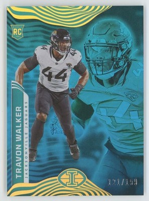 Travon Walker 2022 Panini Illusions Trophy Collection Light Blue RC /199 #43
