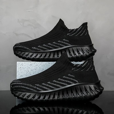 Men Couple Sock Running Shoes Thick Sole Fashion Walking Sneakers Breathable