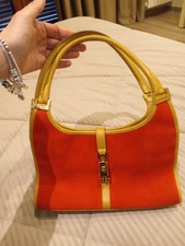 Borsa Gucci Jackie vintage Arancione scamosciato in ottimo stato