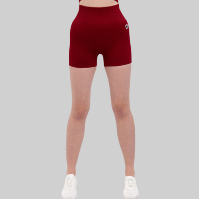 Damen Yoga Shorts High Waist Seamless Push Up Blickdicht Fitness Radlerhose
