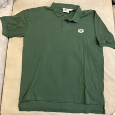 Awesome - Vintage - Logo Athletic - Green Bay Packers - Golf Polo - Men's XL