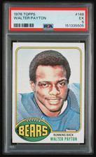 1976 Topps Football - #148 Walter Payton (RC) Chicago Bears HOF PSA 5 EX