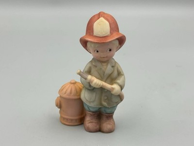 Memories of Yesterday Attwell Ltd When I Grow Up I Want to Be a Fireman Figurine