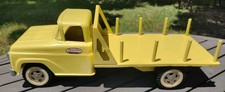 Vintage Tonka Lumber Platform Stake Truck 1959 Restored Yellow