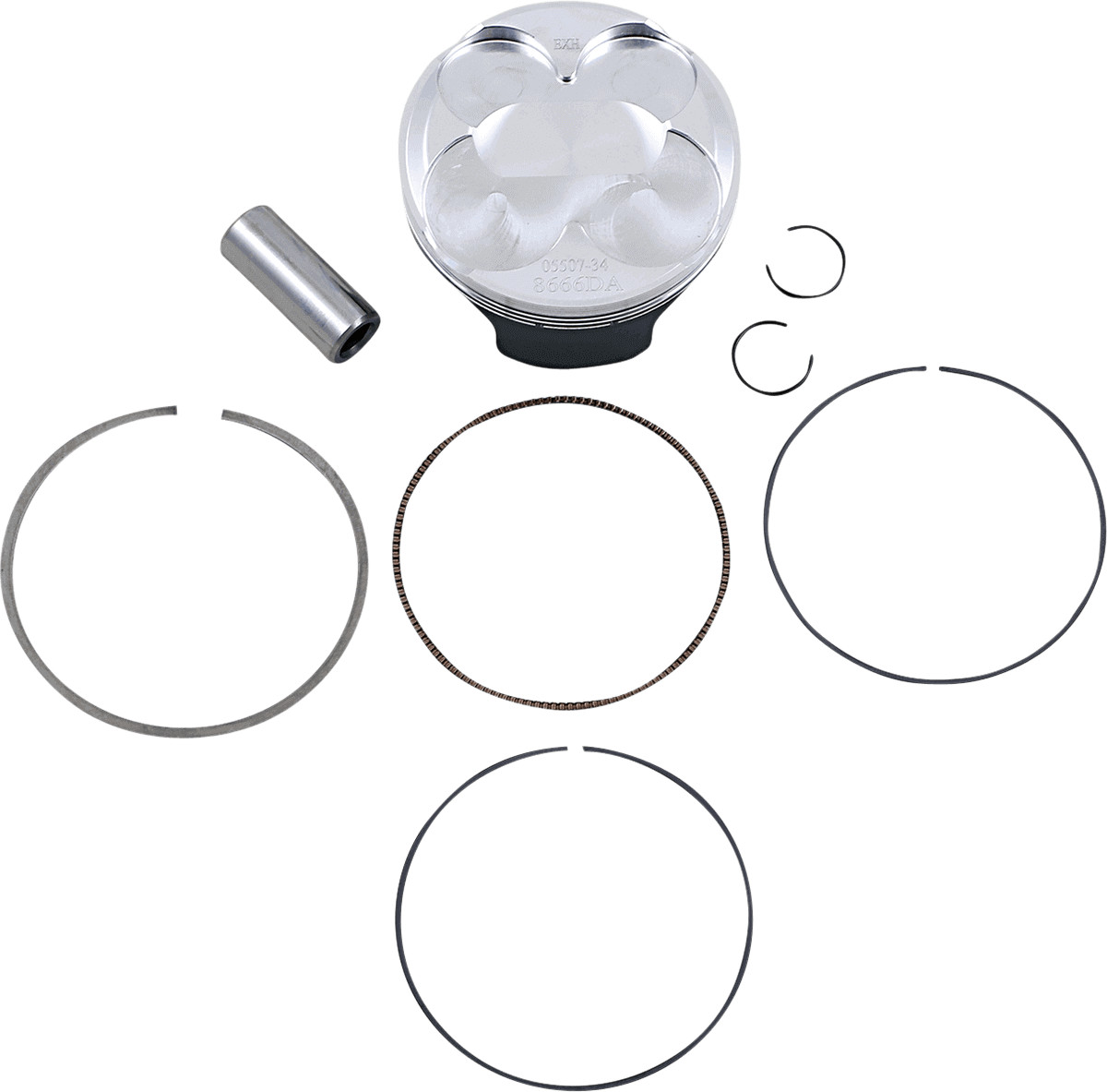 Piston Wössner 96.98 mm pour réparer le moteur serré des KTM SXF 450