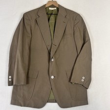 Vintage Brooks Brothers Sack Blazer 42R Green USA Made Classic Ivy Prep Jacket