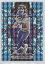 2023 Panini Mosaic Reactive Blue Mosaic Prizm TJ Hockenson #153 0oq6