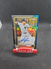 2025 topps gilded collection baseball Anthony Volpe Autograph  15/50 Blue