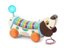 LeapFrog Wooden AlphaPup Pull-Along Alphabet Dog New