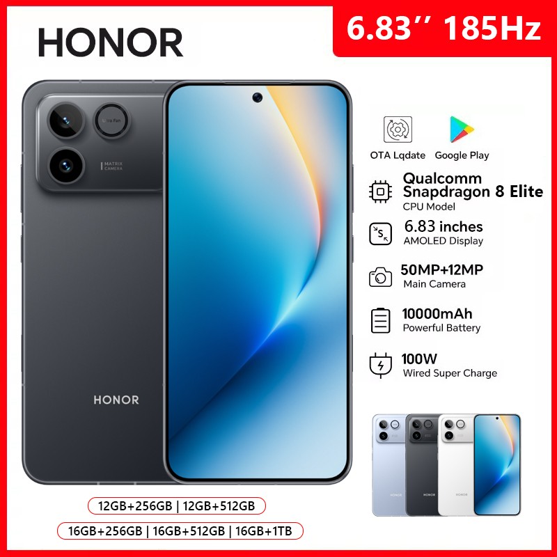 Honor Win RT 5G Smartphone Snapdragon 8 Elite 10000mAh 185Hz