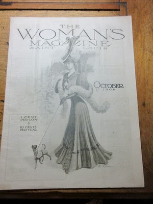 The Woman's Magazine 10/1906 Saint Louis Fashion, Great Ads EDW WASKOW HALLOWEEN