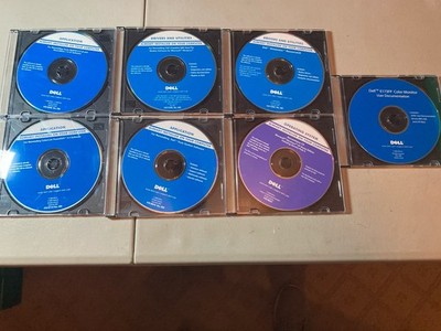 8-DELL Installation CDs Drivers, Applications, Word Perfect, Operating System XP
