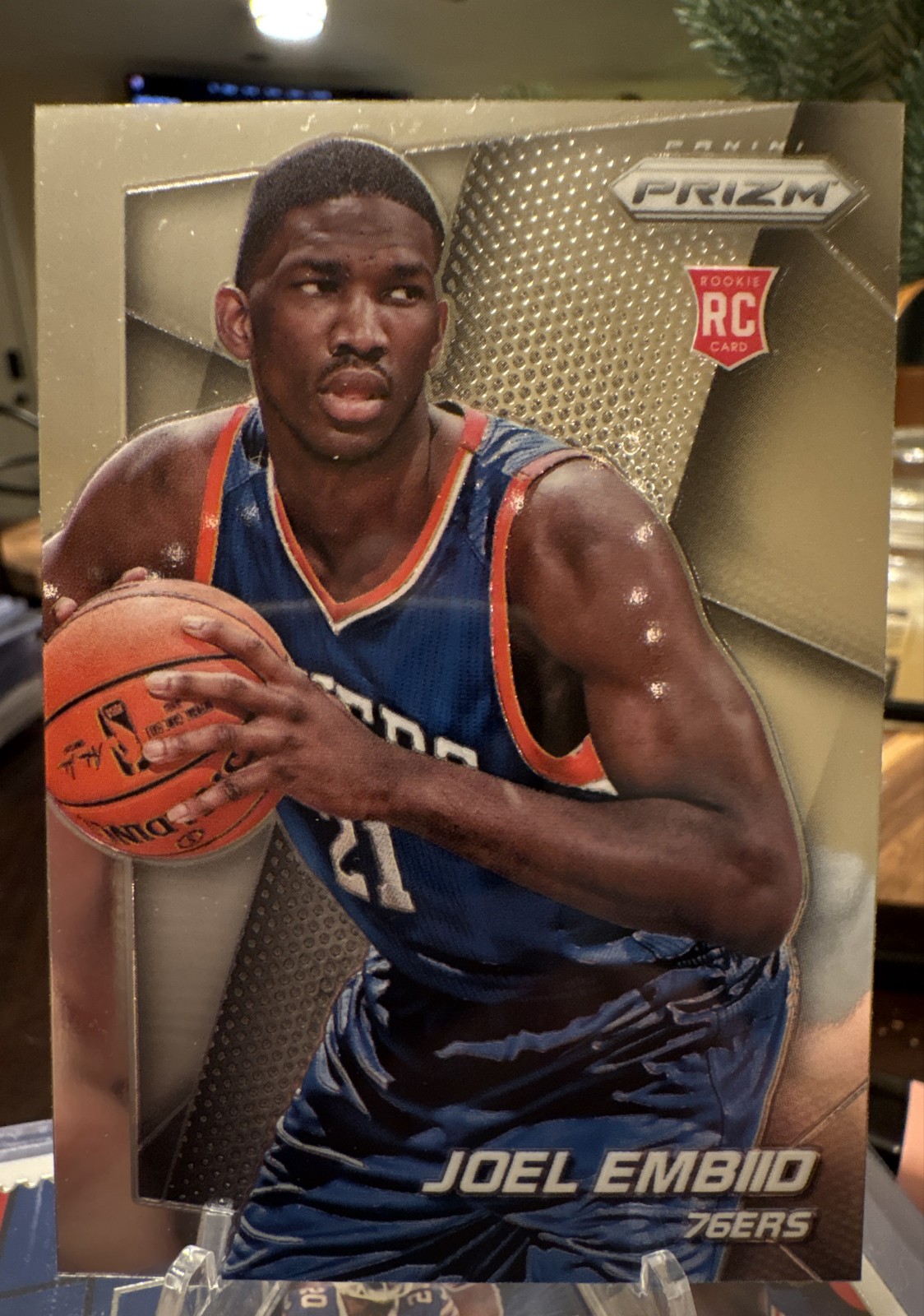 2014-15 Panini Prizm - Joel Embiid #253 Silver Prizm (RC)
