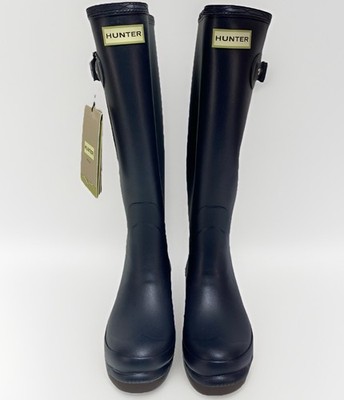 Hunter Norris Field Side Adjustable Women 5 US 36 EU Navy Blue