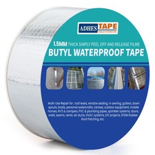 ADHES Extra Thick Butyl Tape 2 Inch x 16 Feet x 1.5mm   50 Thicker for Super...