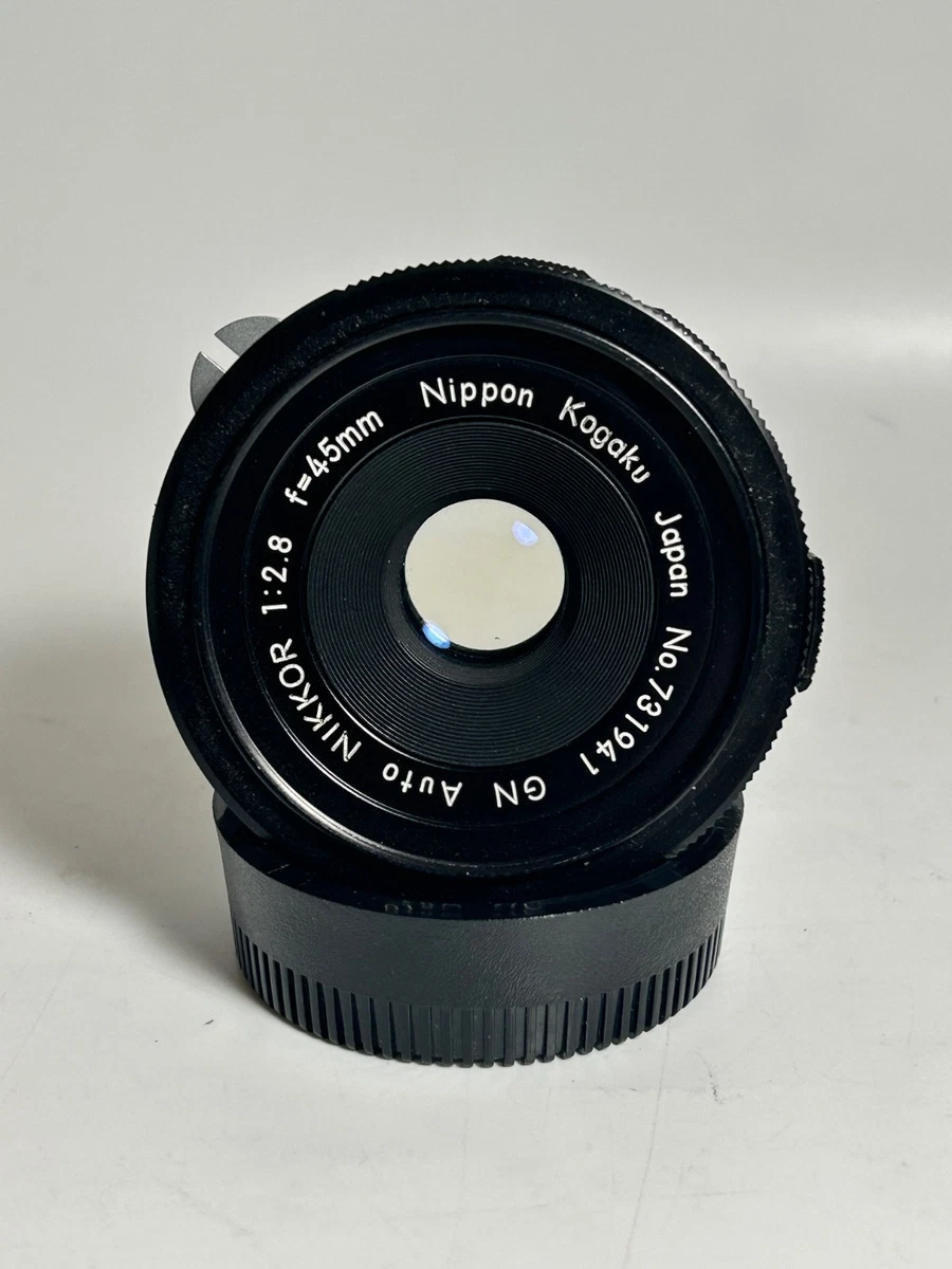 値下げ❗️Nikon F 一眼レフカメラ GNNikkor 45mm f/2.8 今日の一本！（GN Auto Nikkor 45mm f2.8 ④） : 寫眞機萬年堂